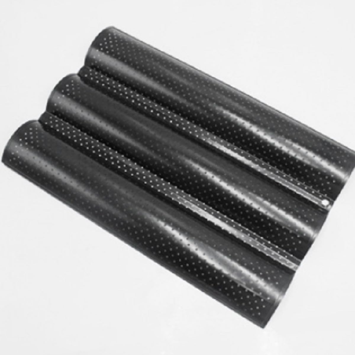 Homoyoyo Bandeja para Hornear Pan Francés con Ranuras Onduladas Molde de para Baguettes Accesorio de Cocina Resistente y Fácil de Limpiar