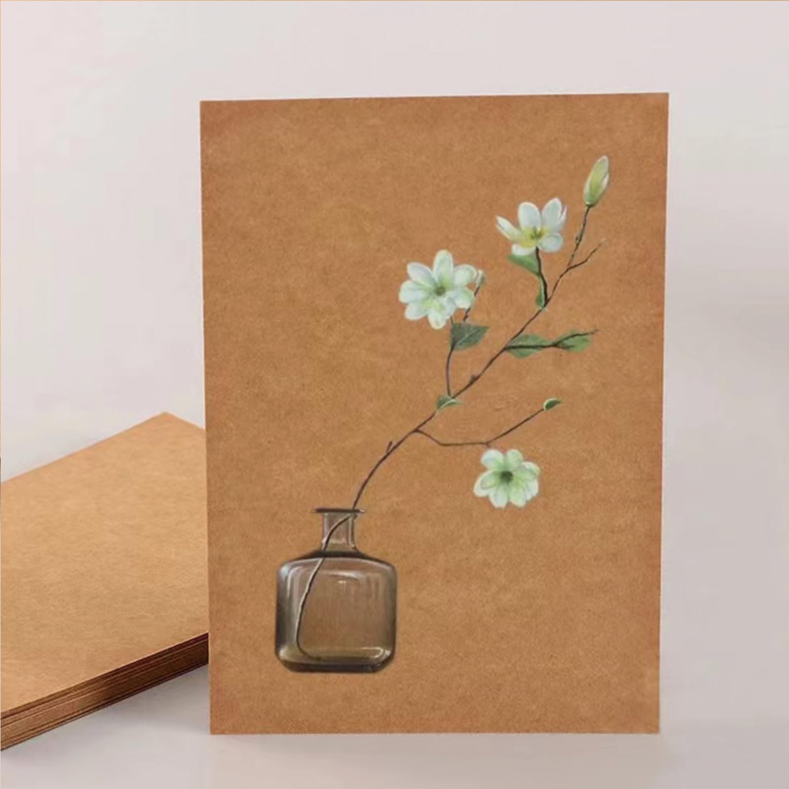 Papier pa typu kraft, brązowa, ciężka okładka, 8,5 x 11 karton, do scrapbookingu, rękodzieła, sztuki i rzemiosła, projektów D.I.Y., kompatybilny z drukarką laserową i atramentową (brązowy