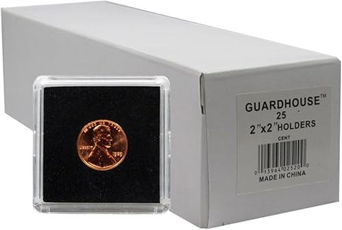Guardhouse Tetra Snaplocks para centavos pequeños de Estados Unidos y Canadá, 25 unidades