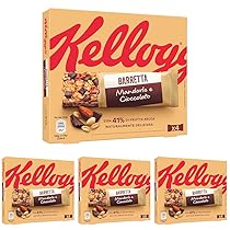 Kellogg’s Barretta Mandorle e Cioccolato, 128g (Confezione da 4)