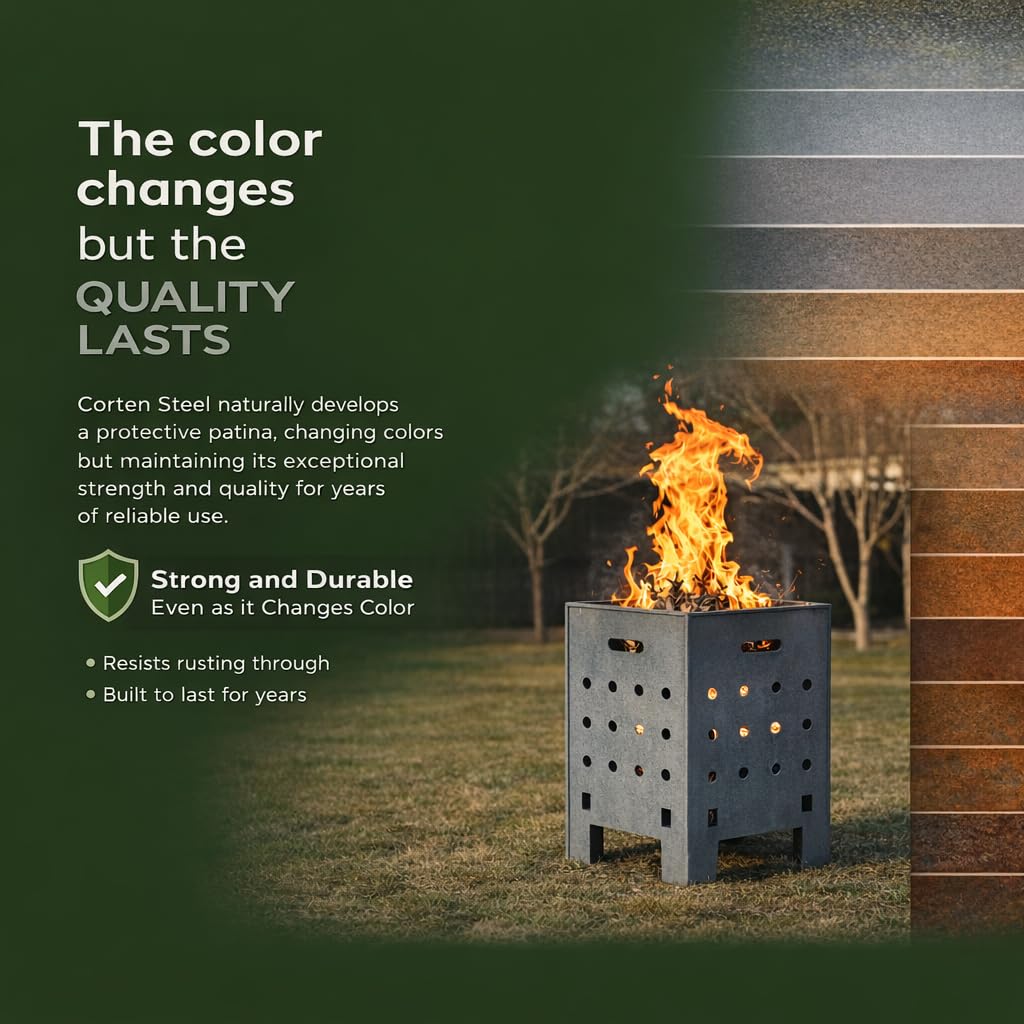 Heavy-Duty Burn Barrel - Outdoor Waste Incinerator -7 Heavy-Duty Burn Barrel - Outdoor Waste Incinerator -7