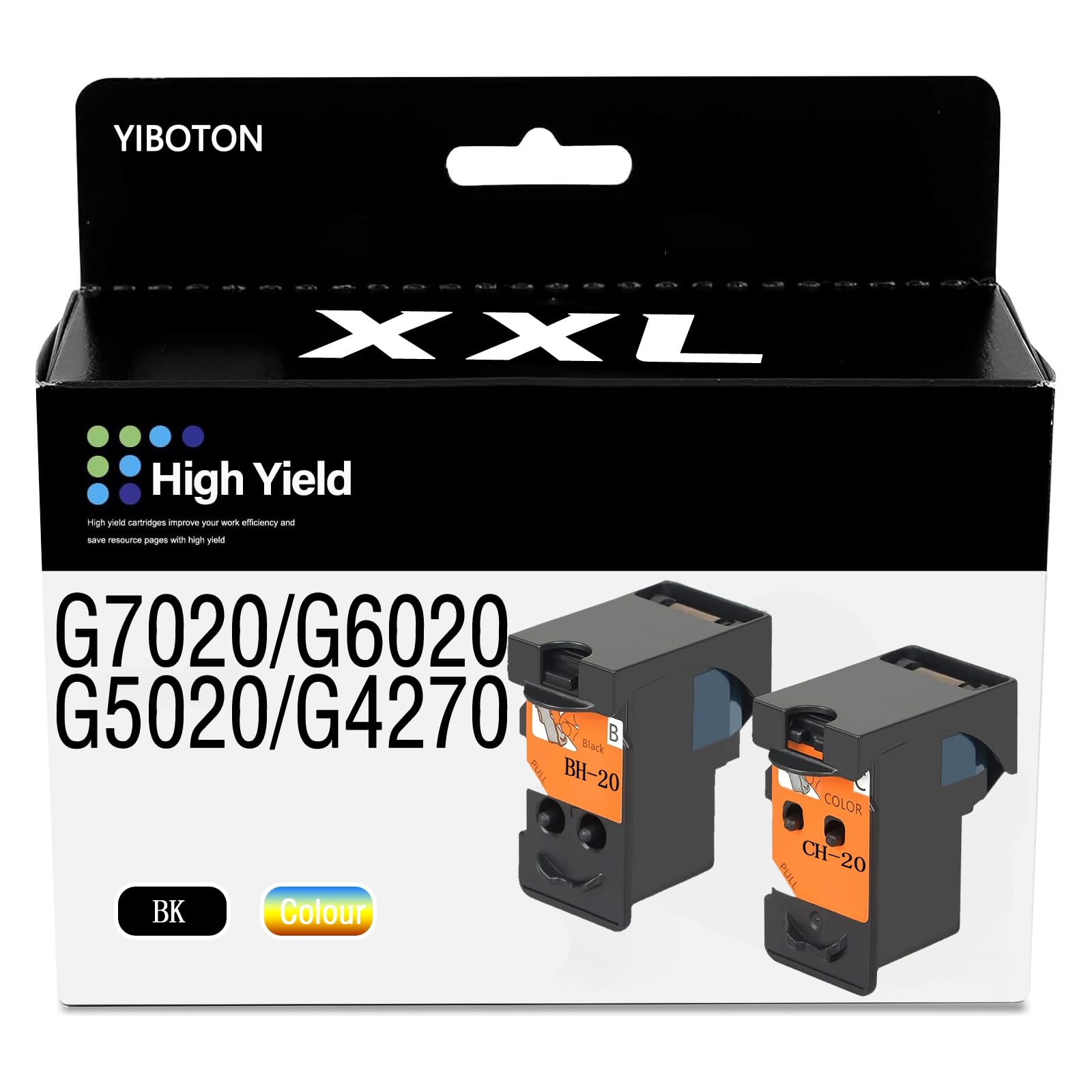 Amazon.com: BH-20 CH-20 Printhead & Ink Cartridges Combo Pack