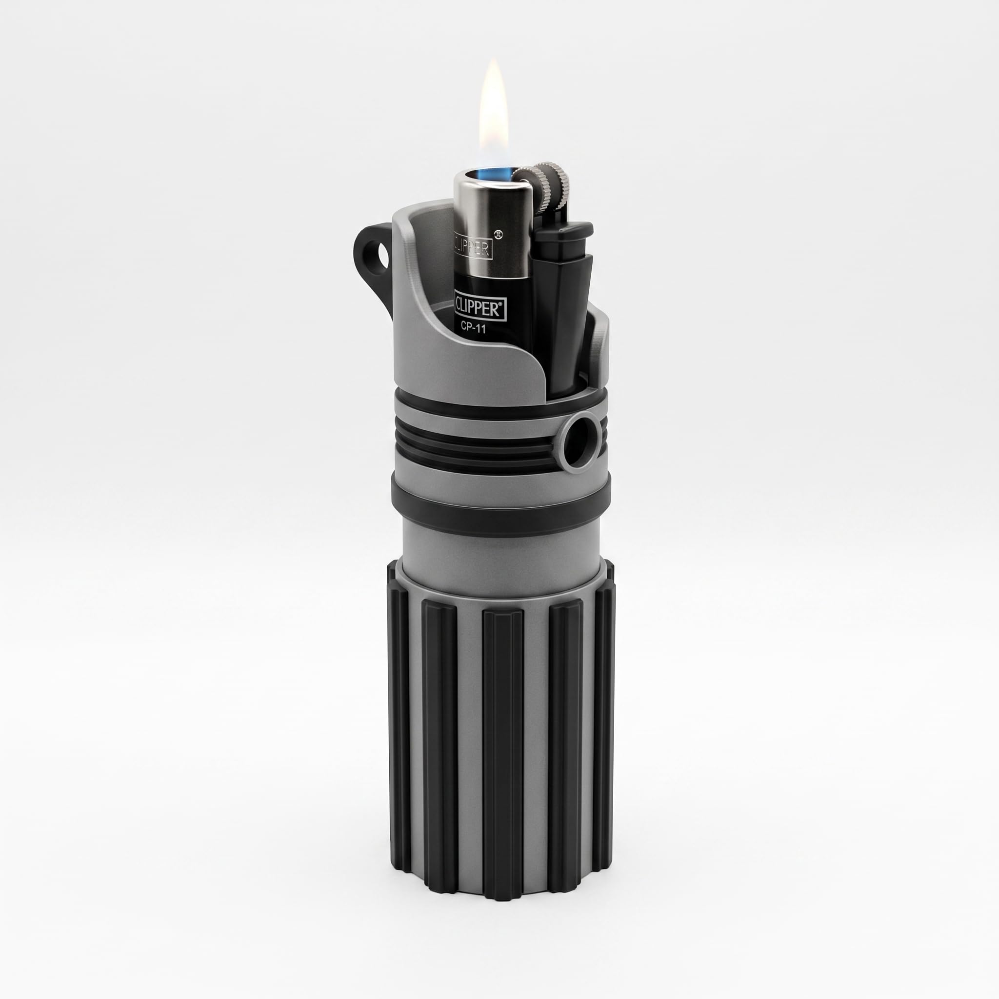 Vikson International Star Wars Lightsaber Clipper Lighter Sleeve | Jedi & Sith Weapon Hilt Case, Sci-Fi Movie Novelty EDC Gear & Fan Gag Gift (with Lighter)-image-10
