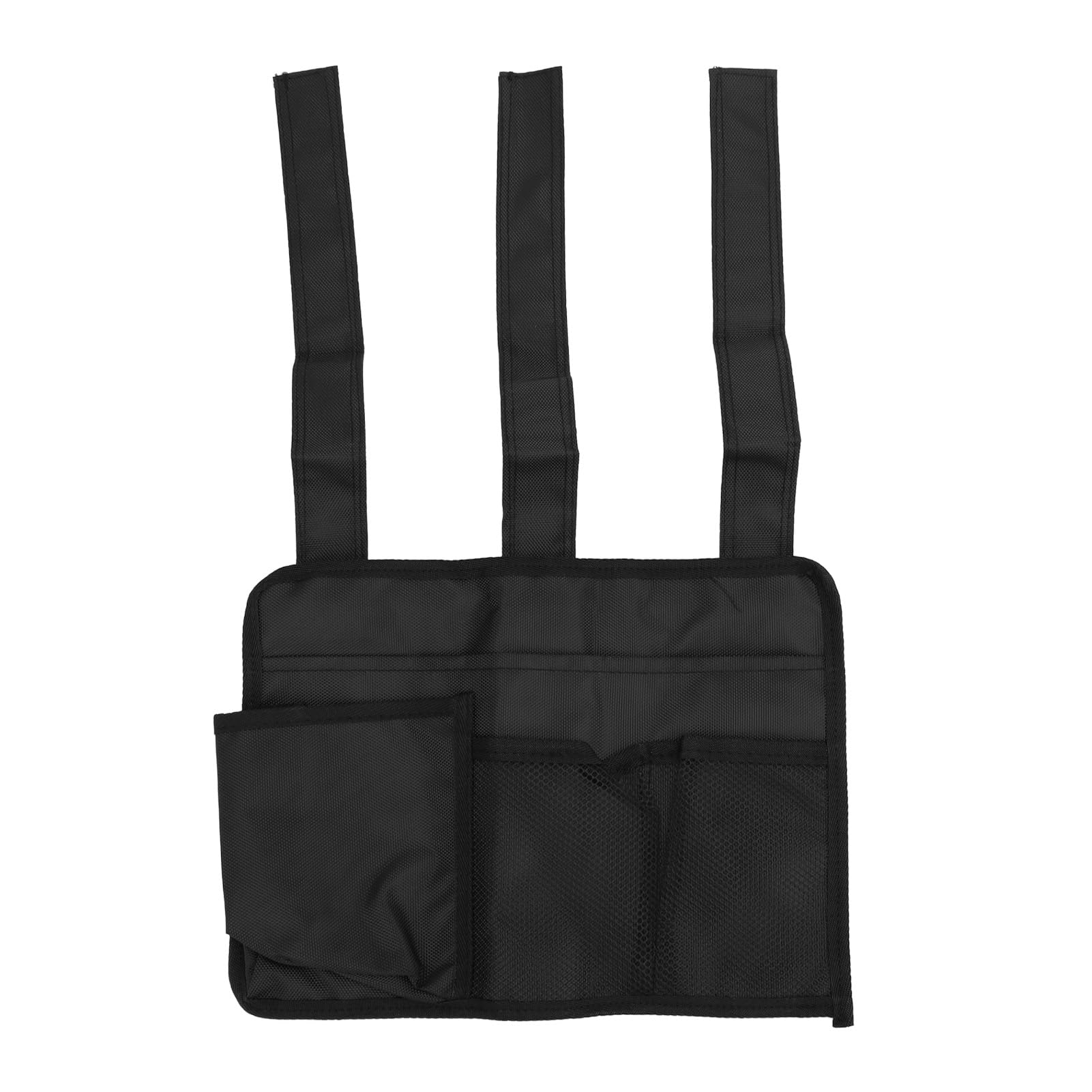 Keenso Hanging Storage Bag Chair Side Bedside Caddy with 8 Pockets for Bunk Dorm Rooms and Hospital Bed Rails Multipurpose Usage Reinforced Hanging Rings Premium Nylon Material