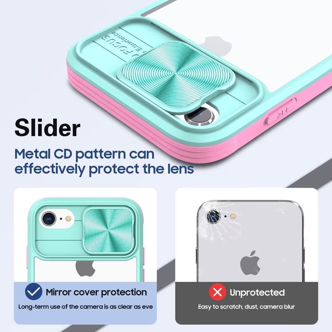 JETech Cover per iPhone 8 Plus e iPhone 7 Plus, Custodia con Paraurti Assorbimento degli Urti e Anti-Graffio (Oro Rosa