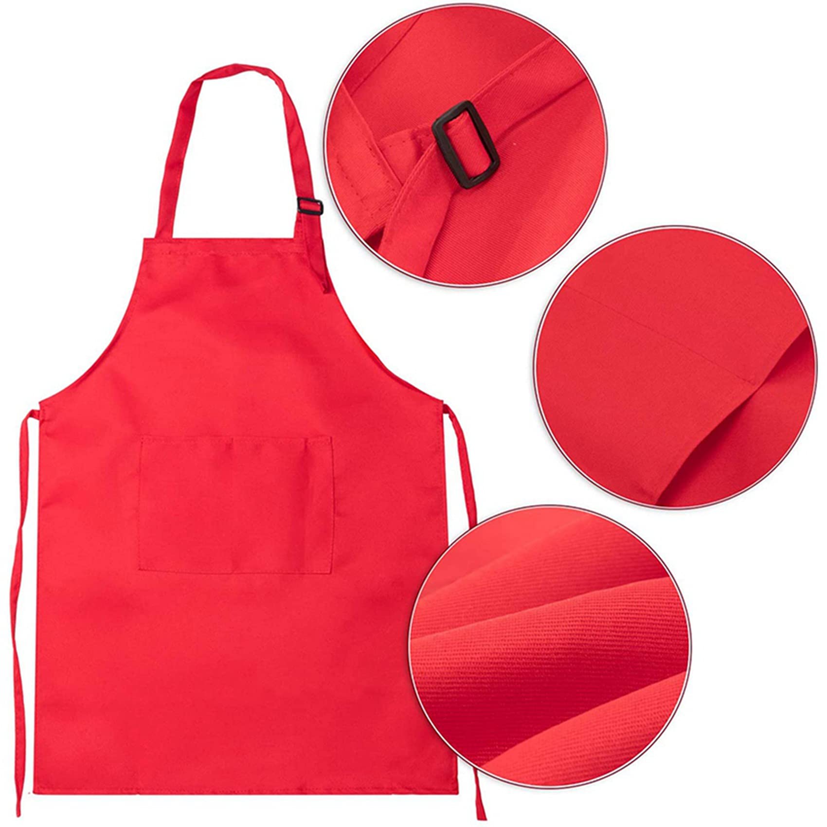 Ensemble de 32 tabliers et toques réglables pour enfant avec 2 tabliers de cuisine