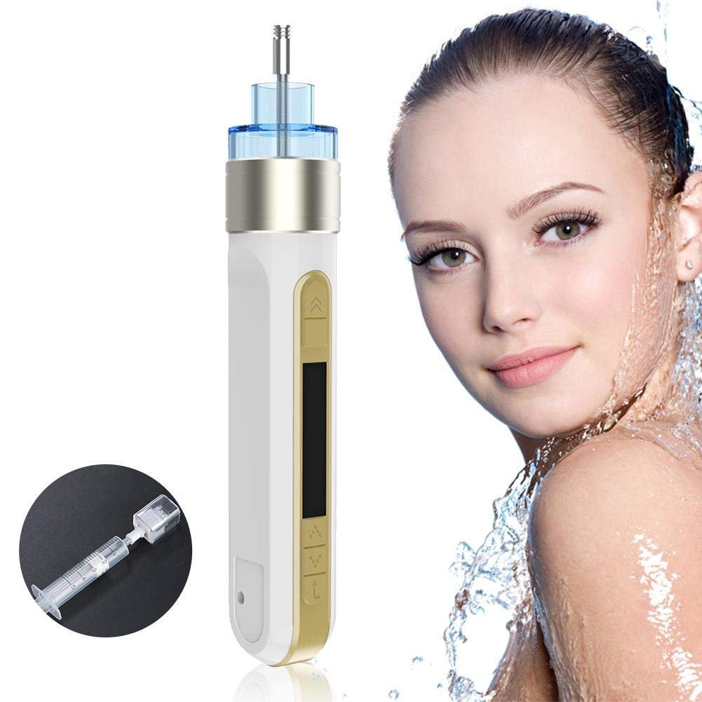 POEO Hyaluronic Injection Gun, Anti-Wrinkle Mesotherapy Gun, Auto Nano Micro Massager for Beauty Massage, Skin Care Rejuvenation, Thin Face and Firm Skin