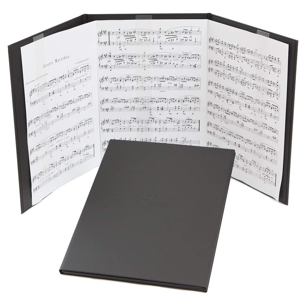 Amazon.co.jp: 楽譜台紙 3面 ハードタイプ 3ページ楽譜ファイル(譜面