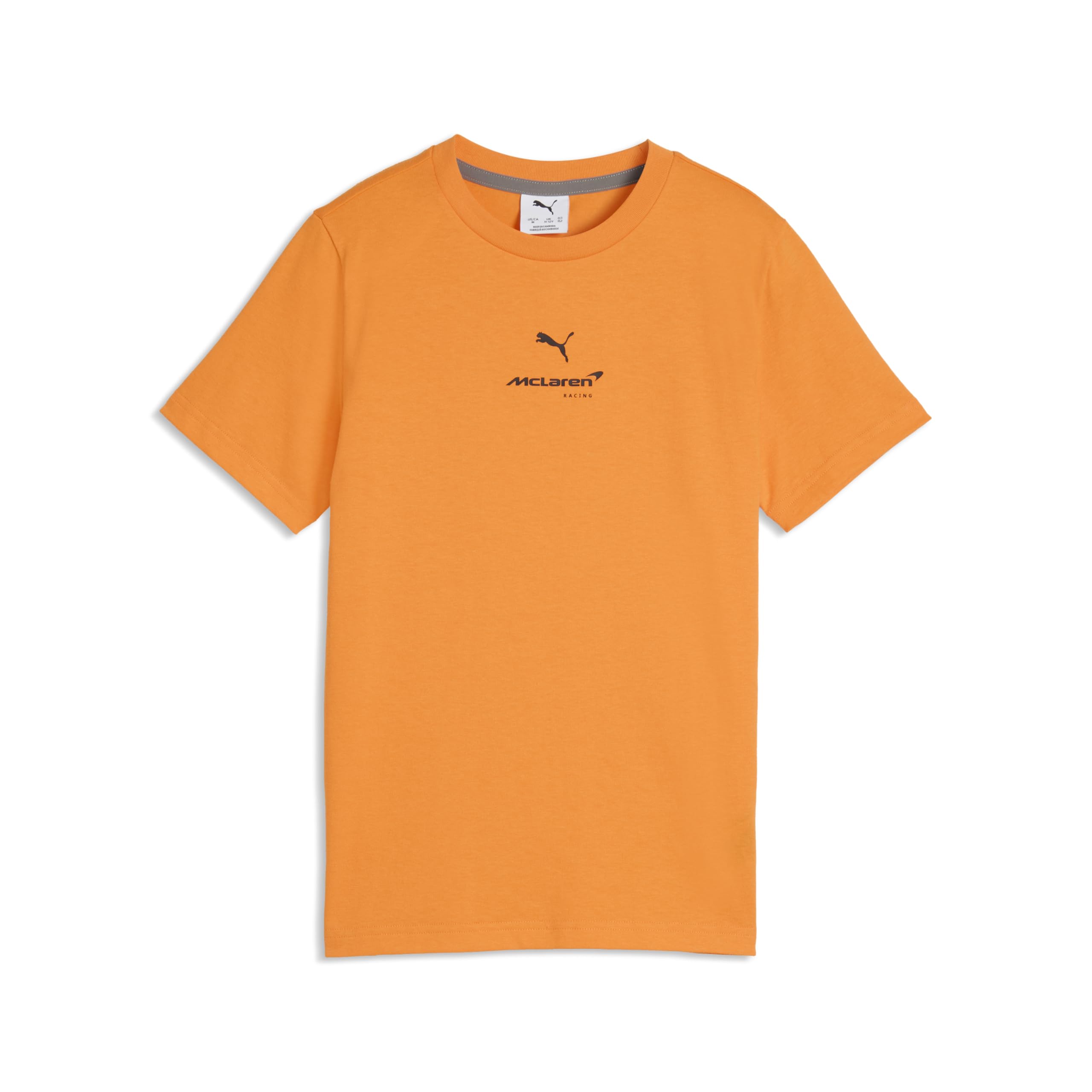 PUMA McLaren F1 Kids' Tshirt with Small McLaren Racing Logo - Orange - Size: 152