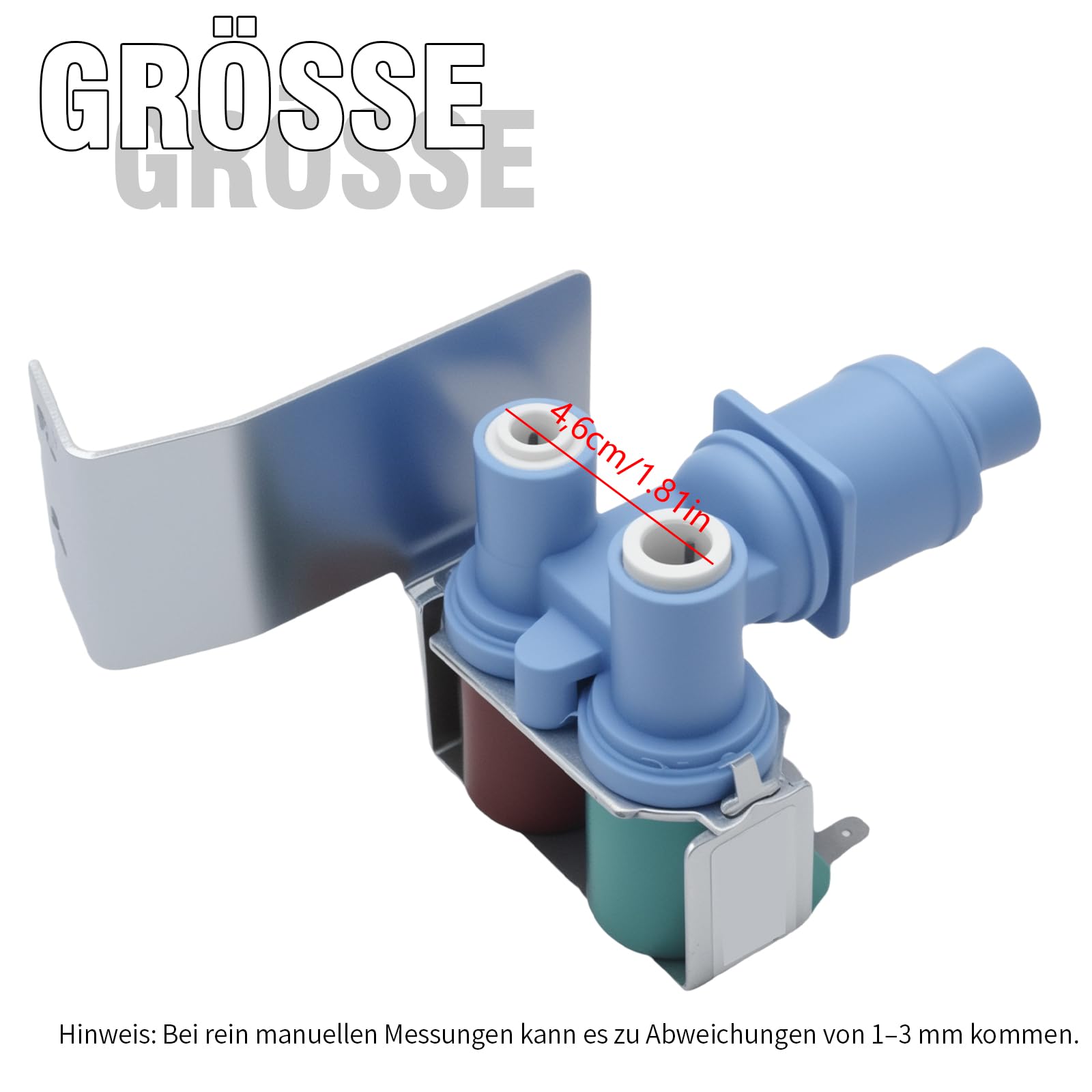 W10179146 Waschmaschine Wassereinlassventil, Ersatz für Whirlpool, Ersatz für Kenmore, Ersatz für KitchenAid, Ersetzt W10408179