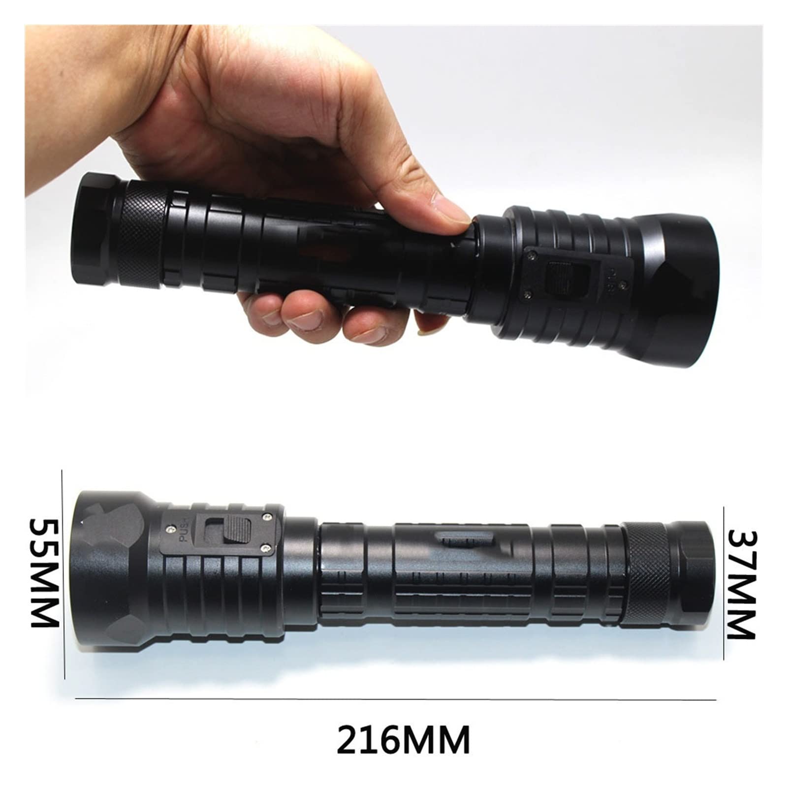 Lampe de Plongée, Étanche IPX8 Lampe de Poche sous-Marine, 18000LM Lampe Torche sous l'eau avec Support de Poignée - Bricolage Lampe de Plongée, Étanche IPX8 Lampe de Poche sous-Marine, 18000LM Lampe Torche sous l'eau avec Support de Poignée - Bricolage