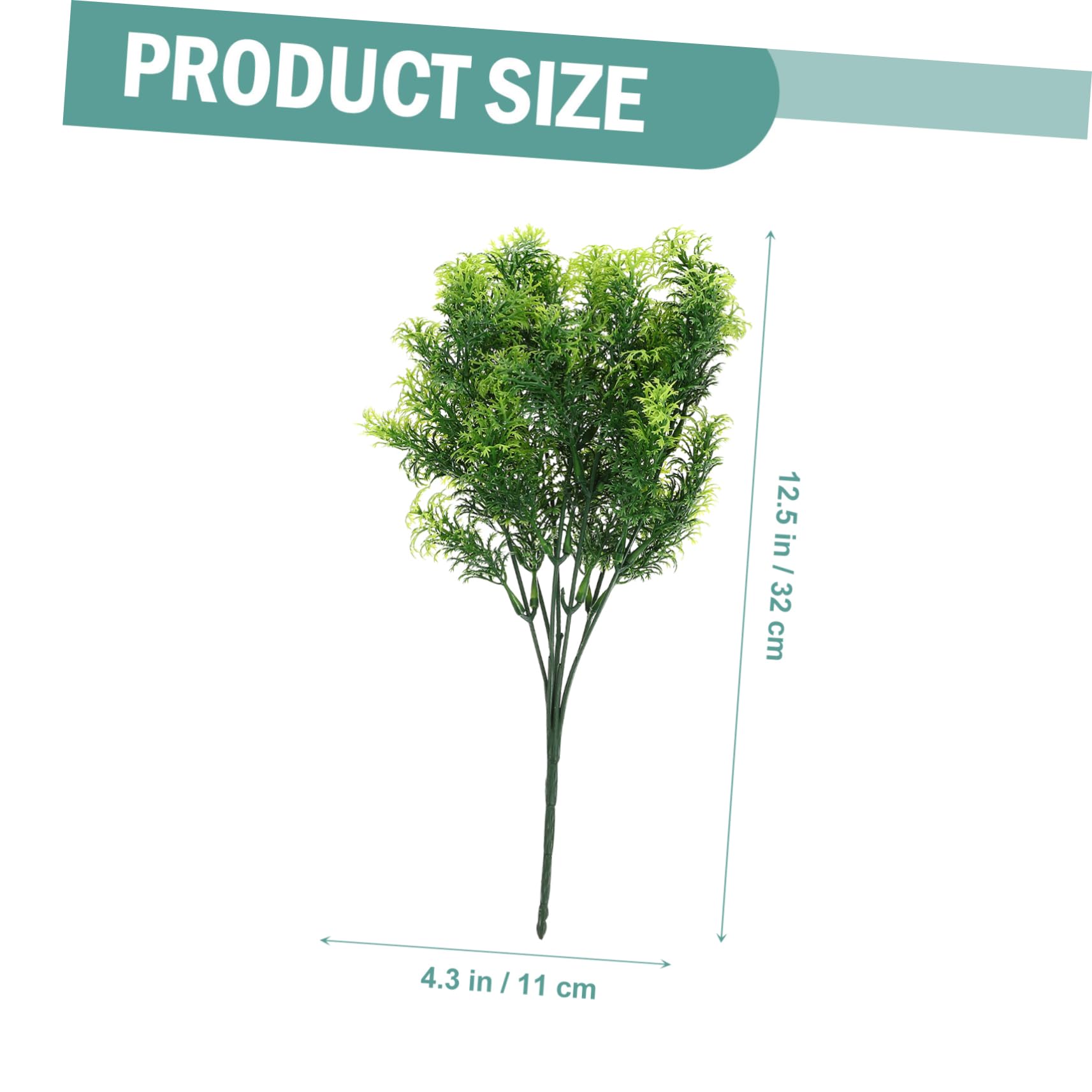 Alipis 4 Set Pianta Finta Domestica Arredamento Piante Pensili Piante Finte Al Coperto Arbusti Piante Artificiali Al Di Fuori Verde Viti Siepe Piante Da Esterno Plastica Green 2 Pezzi * 4
