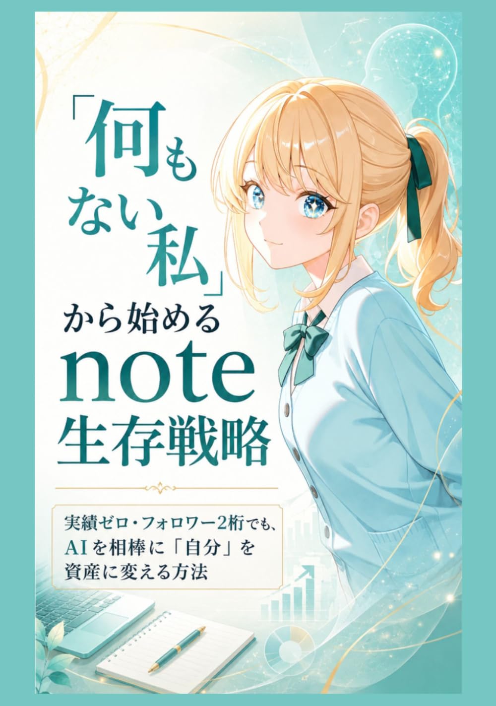 何もない私から始めるnote生存戦略: 実績ゼロ・フォロワー2桁でも、AIを相棒に自分を資産に変える方法 (副業)