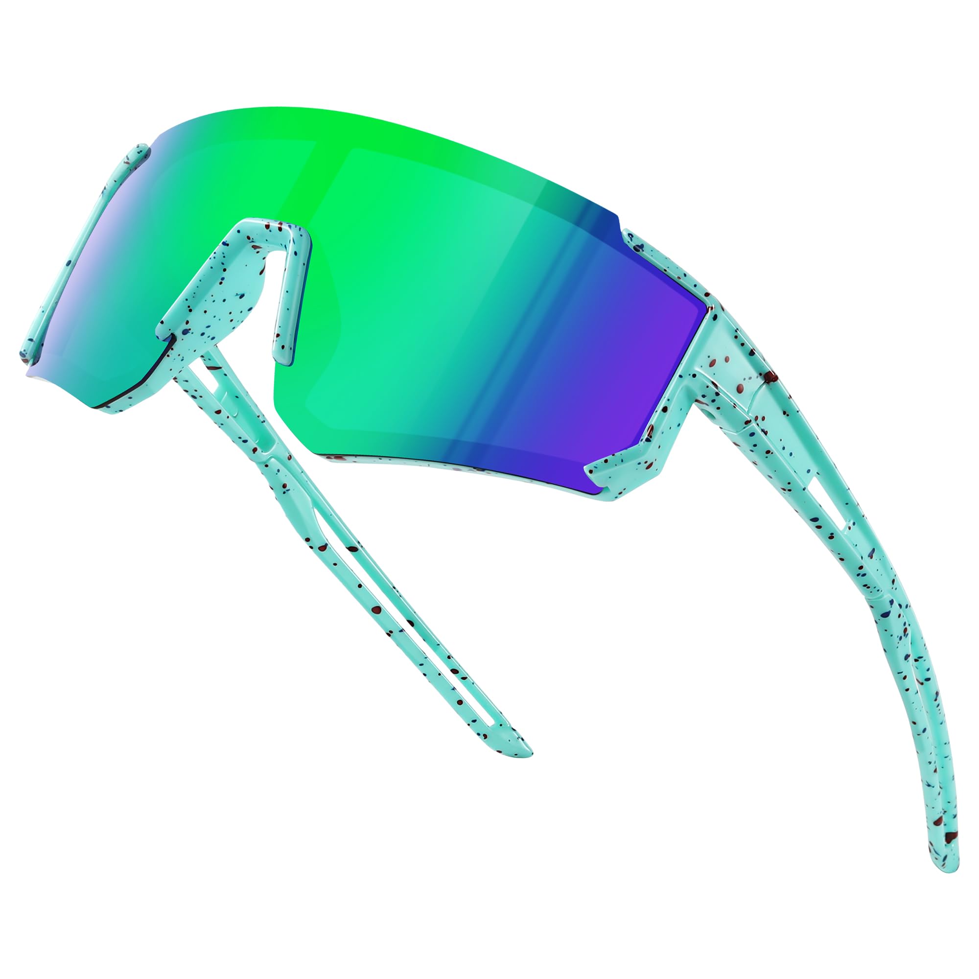 Fanshen Gafas de sol de béisbol para niños y niñas de 3 a 12 años, polarizadas, deportivas, juveniles, béisbol, sóftbol, protección UV