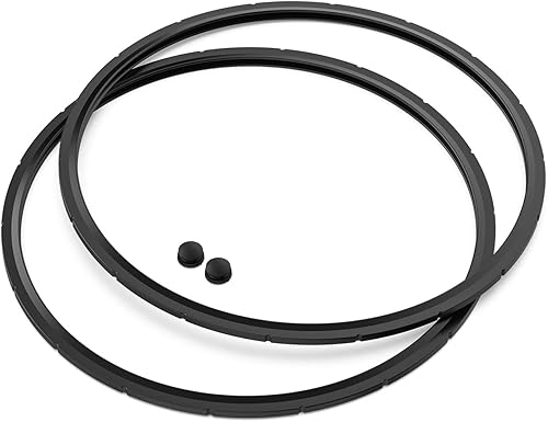 09924 Anillo de sellado de olla a presión y tapón de sobrepresión para olla a presión Presto 0128206 0128202 0128203 0128204 0128303 0126306 6 y 8