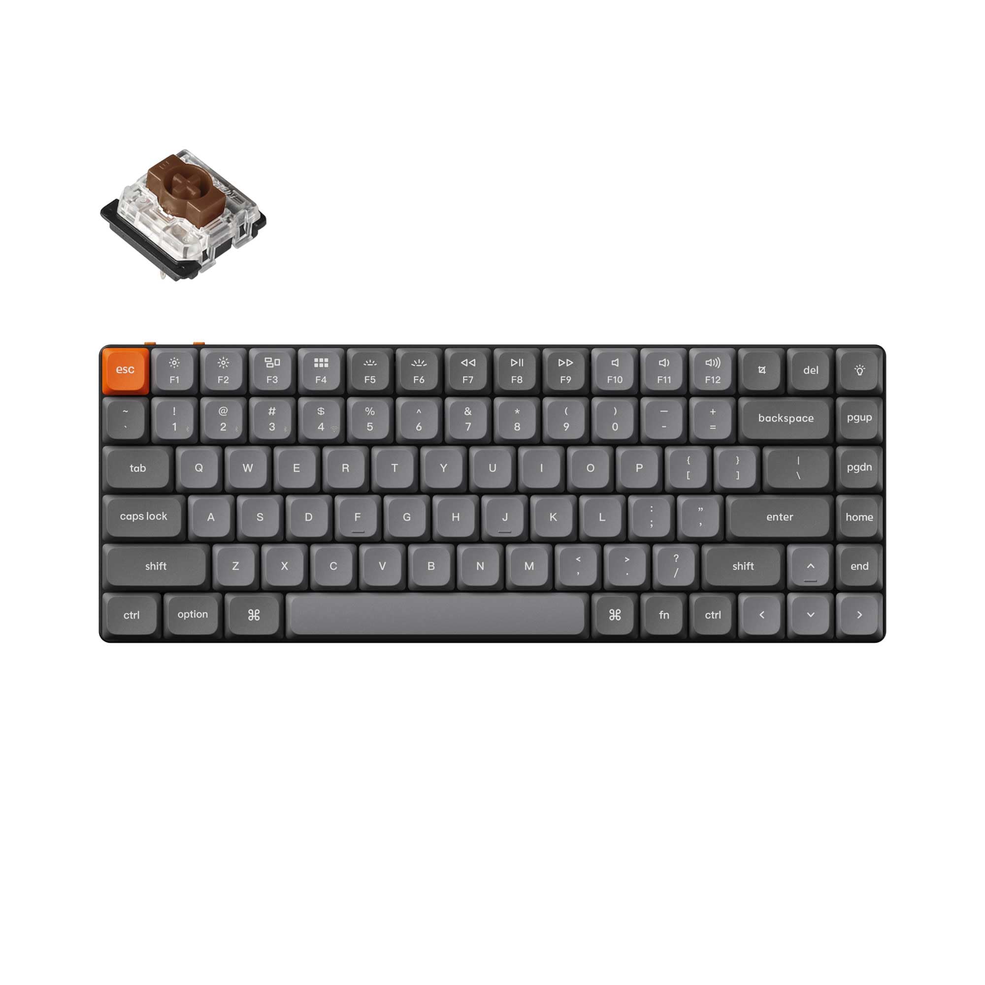 Keychron K3 Max QMK/VIA Wireless Mechanical Keyboard, 75% Layout 