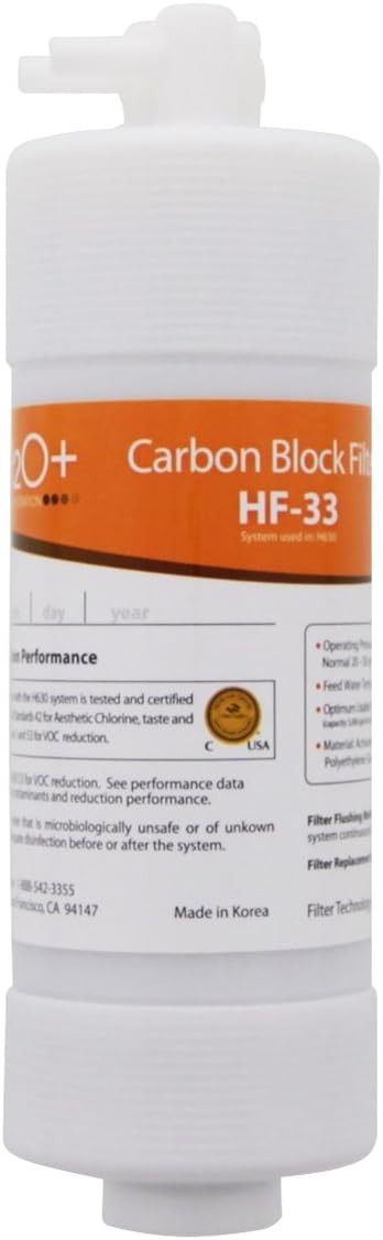 HF-33 Carbon Block Water Filter Replacement for Cypress Countertop Water Filtration System