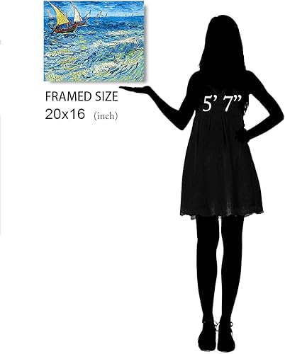 Vista 700 de DECORARTS - Almond Blossom Tree - Vincent Van Gogh Art Reproduction. Giclee Canvas Prints Wall Art for Home Decor 30x24