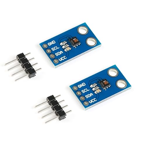 2 unids HDC1080 módulo de sensor de temperatura y humedad alta precisión -40 ~ 257.0 °F termohigrómetro HDC1080 2.7V ~ 5.5V bajo consumo de energía