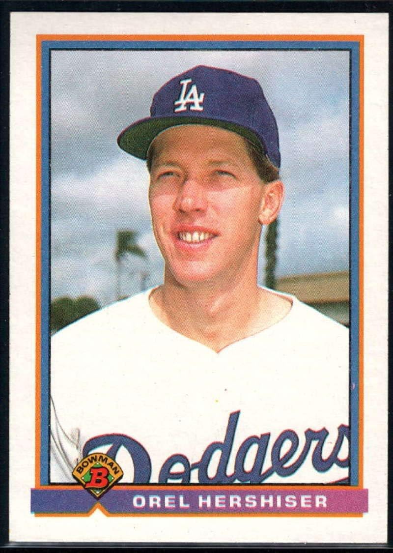 1991 Bowman 595 Orel Hershiser Collectibles & Fine Art