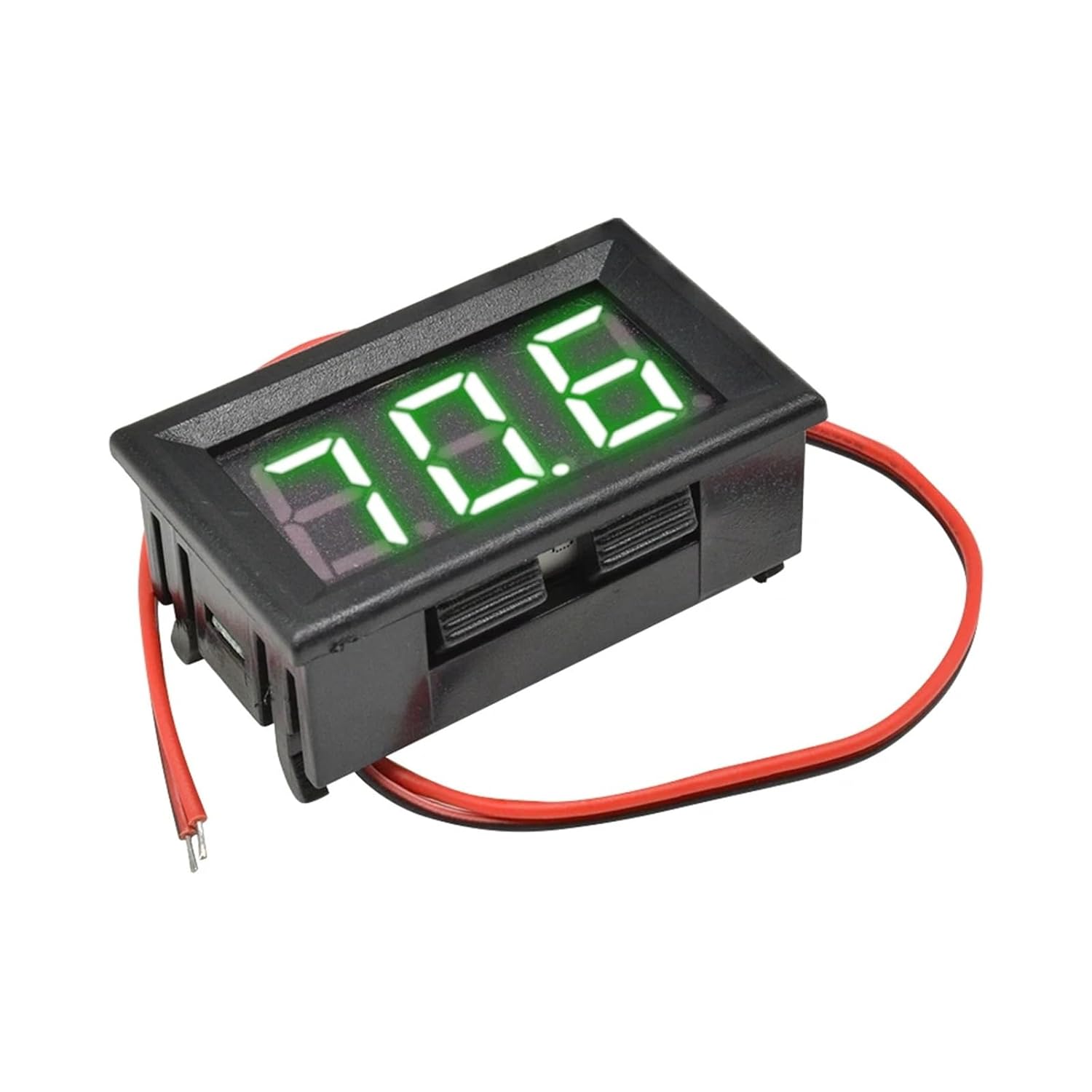 0.56" AC LED Digital Voltmeter 70-500V Voltage Meter Auto Car Mobile Power Voltage Tester Detector Red/Green/Blue Screen Meter(Green)