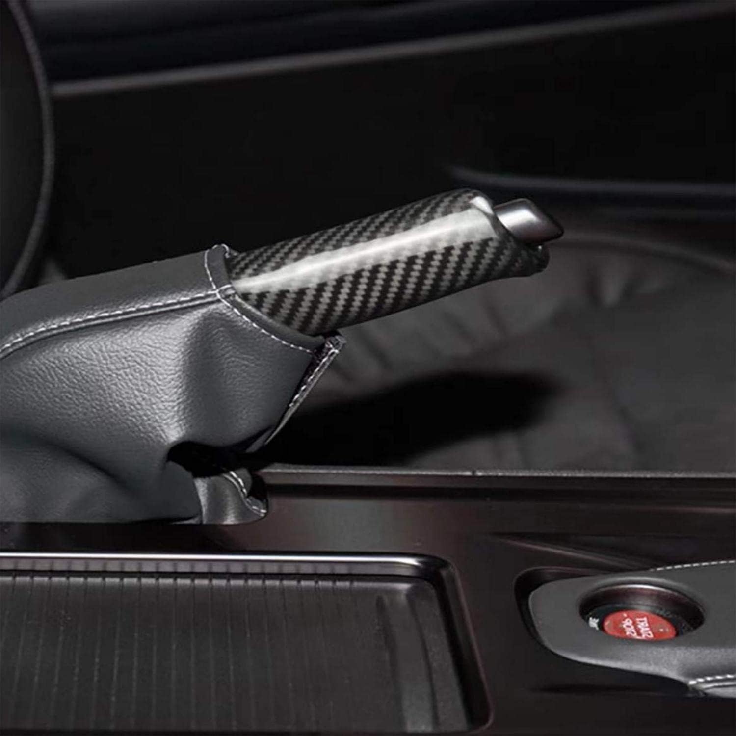 ♡J71014 未使用保管品 R35 日産 nissan ハンドブレーキカバー Amazon.co.jp: 日産GTR R35 2008-2022に対応 カーハンドブレーキカバー