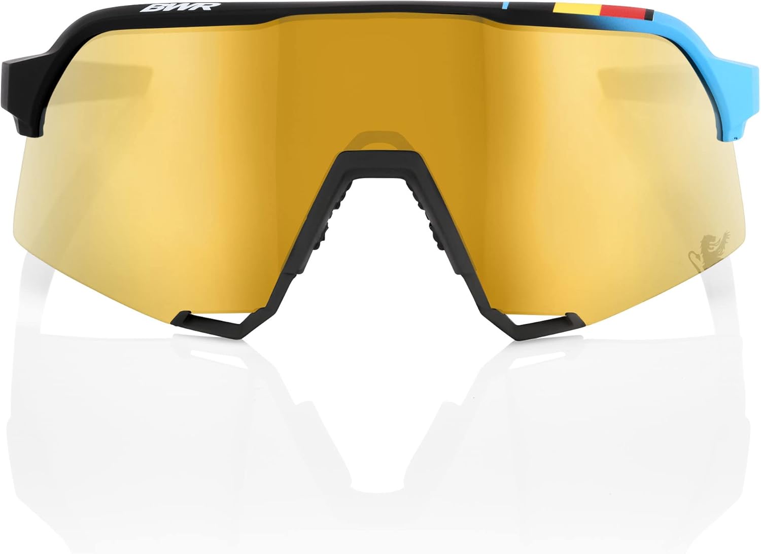 100% Sunglasses S3 - Matte Metallic Digital Brights - Smoke Lens