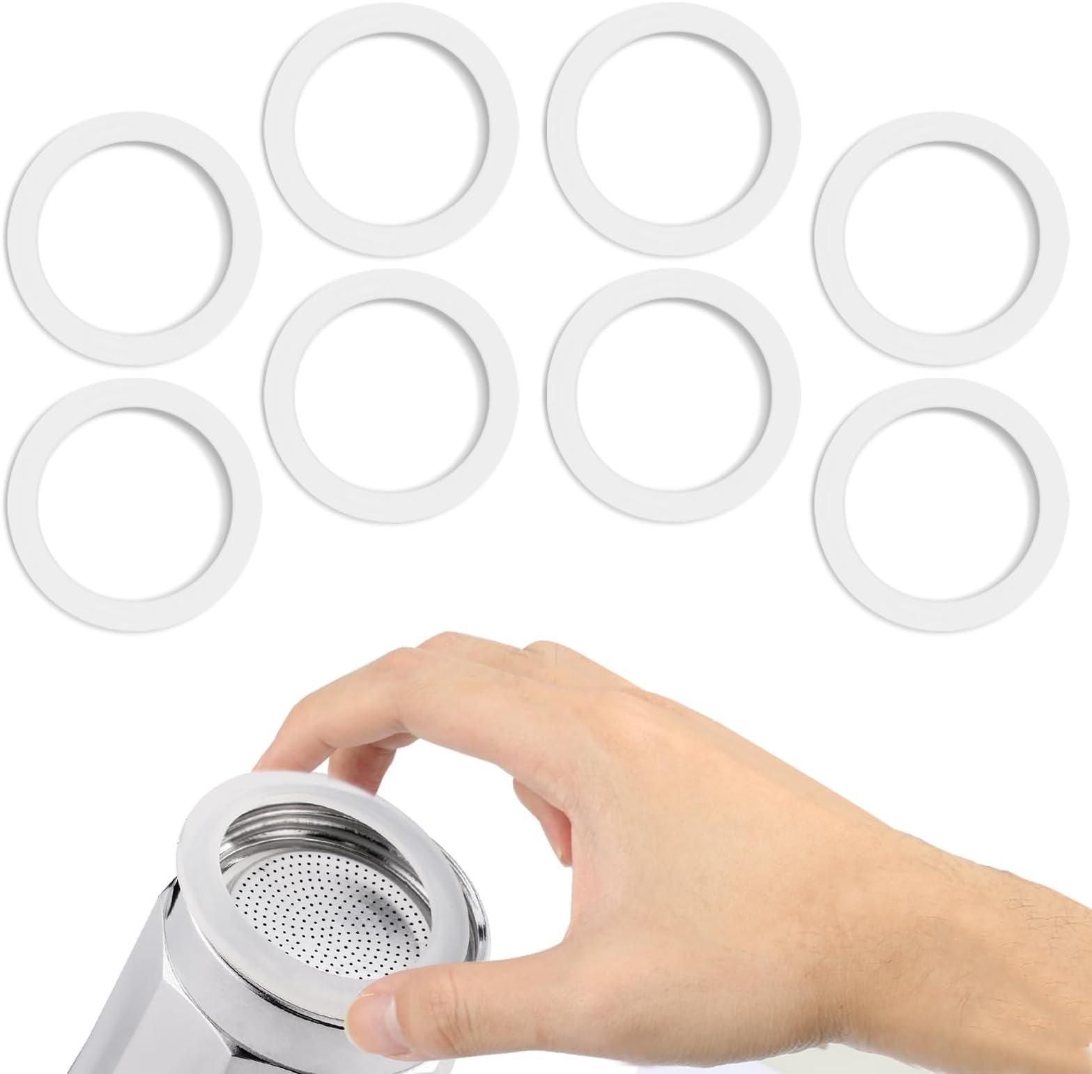 LitOrange 8 PCS Replacement Spare Food Grade Silicone