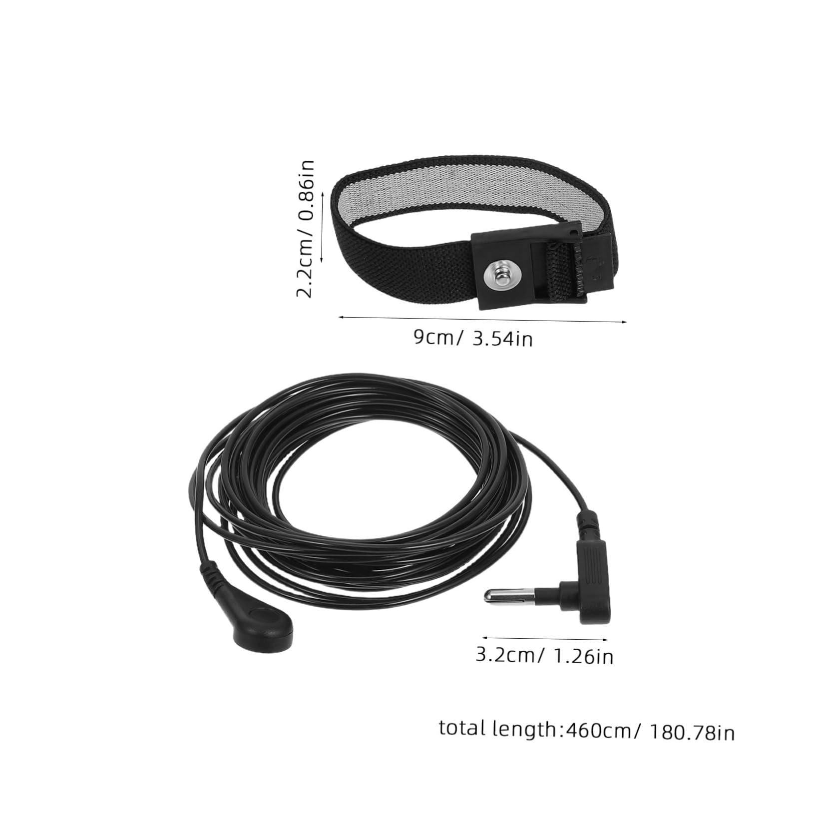 MUCKLILY Static Discharge Prevention Static Wristband Grounding Wristband for Safe Assembly