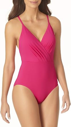 Anne Cole Retro Braid Wrap Maillot One Piece