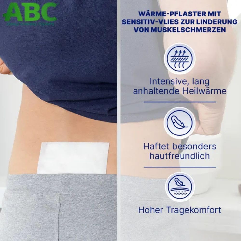 NIVEA Local Heat Patch, 4 St [Badartikel], Blanc, Moderne, Portable, Réutilisable, Flexible