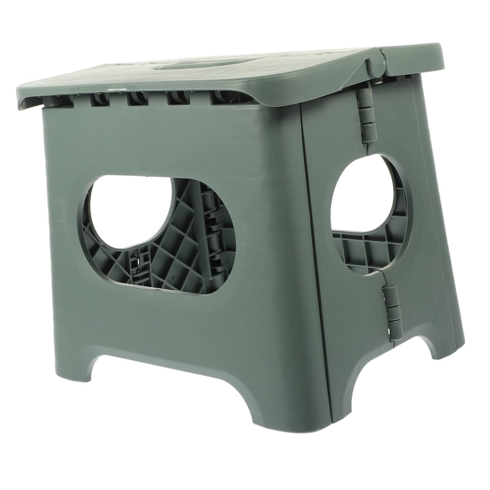 Escabeau pliant antidérapant pour sécuriser la cuisine tabouret léger plastique vert M