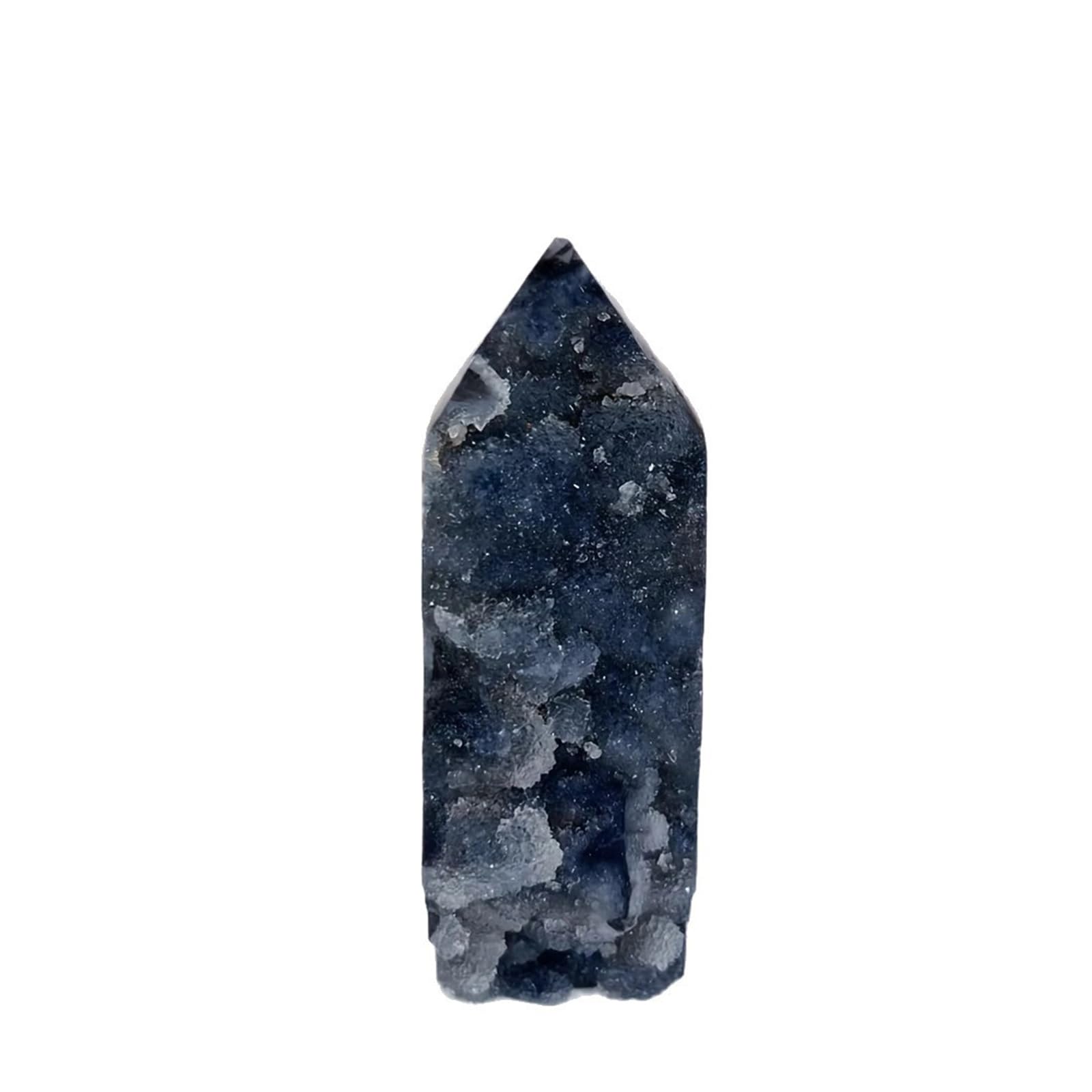 Hhhxkkuo Natural Sphalerite Crystal Point Tower Polished 6-Sided Obelisk