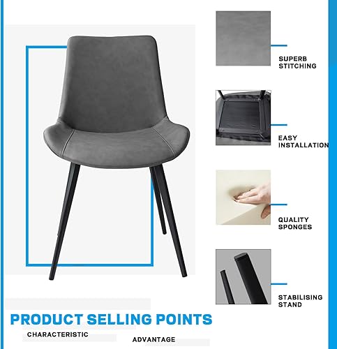 Miniatura 104 de Combinación de mesa de comedor y silla moderna extensible de 63 a 79 pulgadas, juego de mesa de comedor familiar de 6/8 personas, tablero de mesa de