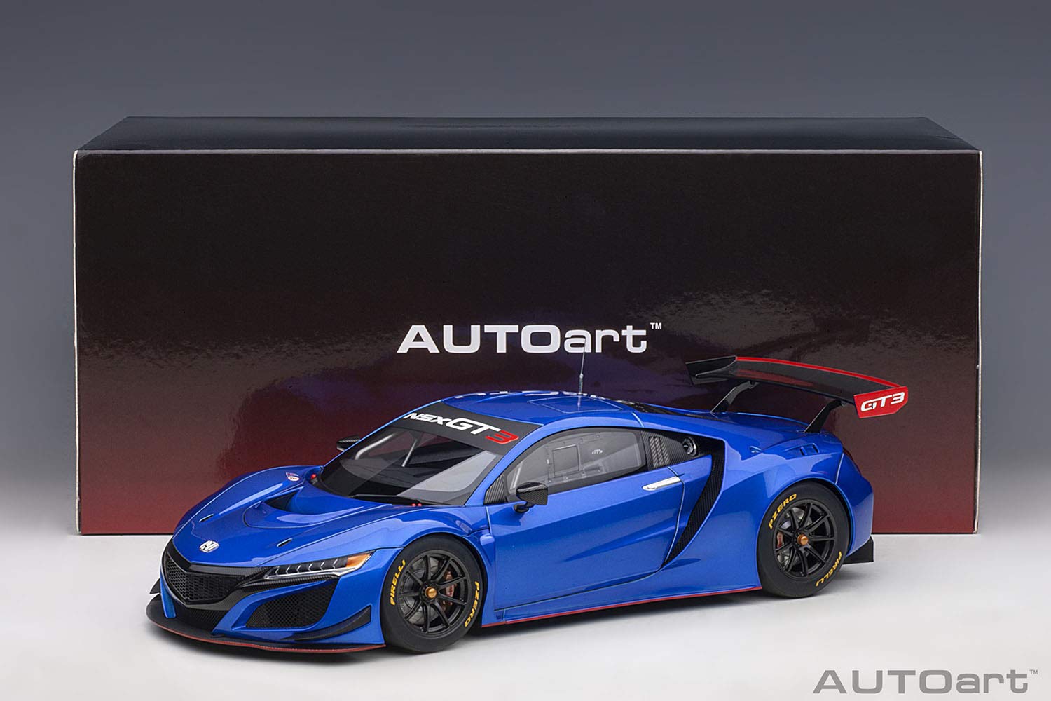 Amazon.co.jp: AUTOart 1/18 ホンダ NSX GT3 2018 ハイパー