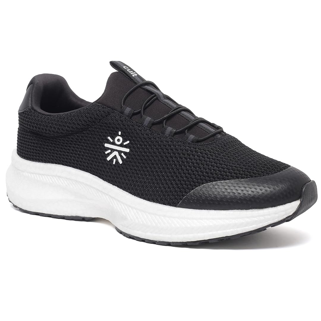 Cult Mens GlideWalk Slip-On Walking Shoes, Breathable Mesh Upper, Enhanced Cushioning, Enhanced Grip, High Traction, Multi-Directional Flexibility, Sports Footwear for Men (CS703932UK10_UK10_Black) (B0DFHYV6GQ) Amazon Price History, Amazon Price Tracker