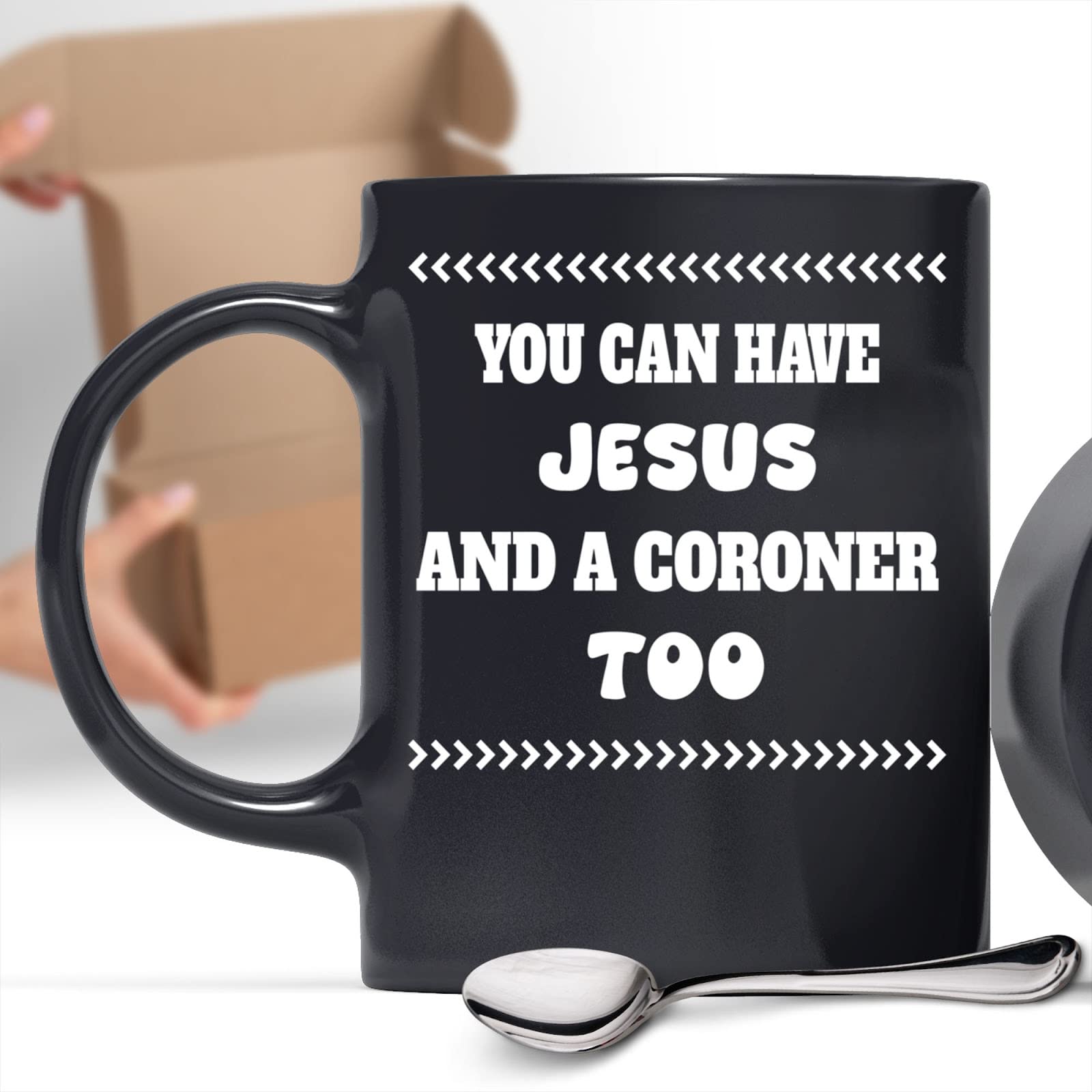 Coffee Mug You Can Have Jesus and Coroner S Gifts for, Family, Coworker, Father, Mother on Holidays, Year, Birthday 900130