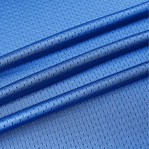 Youth Boys' Blank Football Jersey,Athletic Fans Shirts Practice Sports Shirt For Kids (Small, Blue) #TOP3