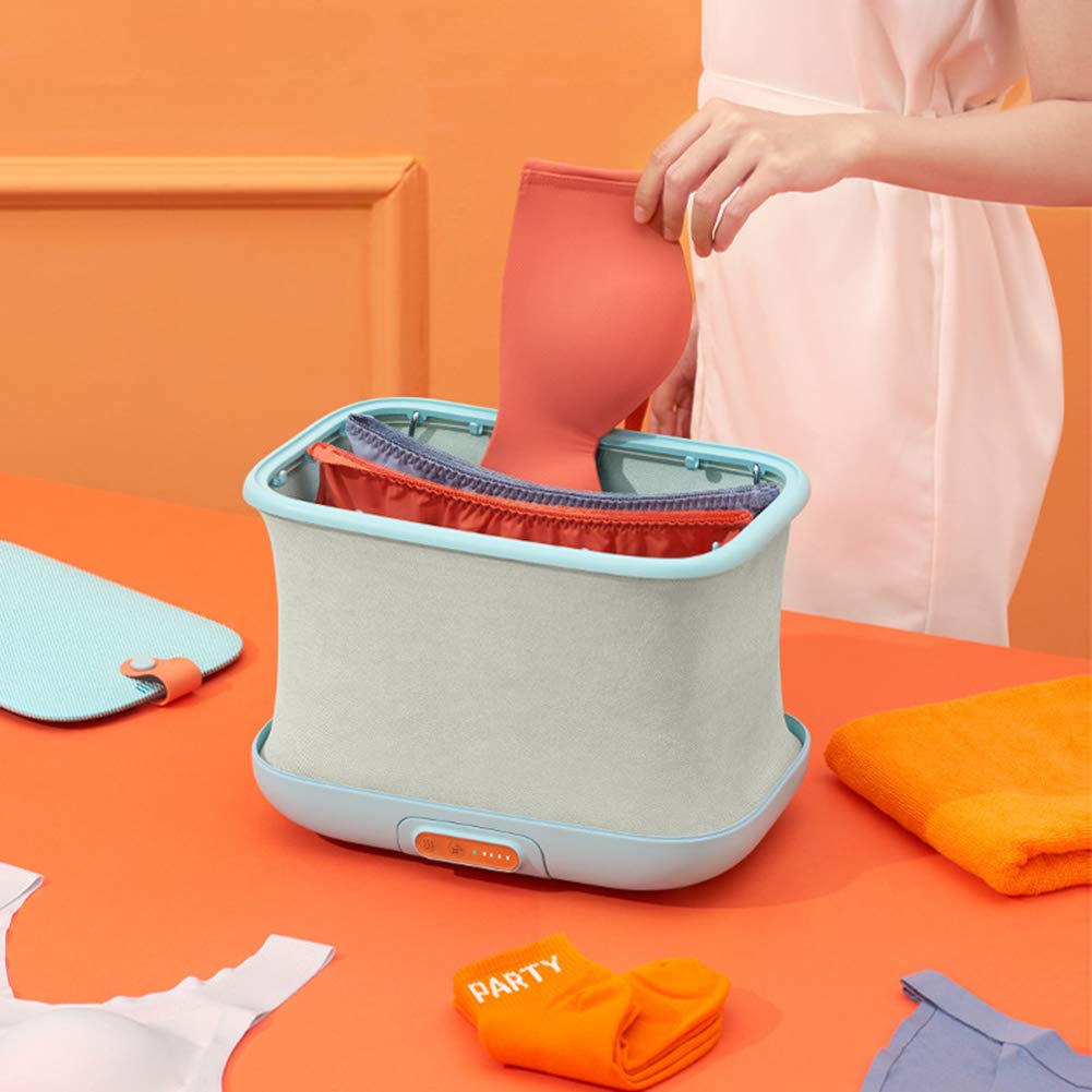 WSHA Borsa per disinfettante a Luce UV Pieghevole da 10 Litri, asciugatrice disinfettante con detergente UV-C, Bacchetta di Luce UV da Viaggio Staccabile, per biberon, Biancheria Intima, Telefono