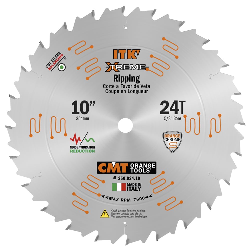 CMT Orange Tools 250.024.10 24-Tooth Ripping Blade