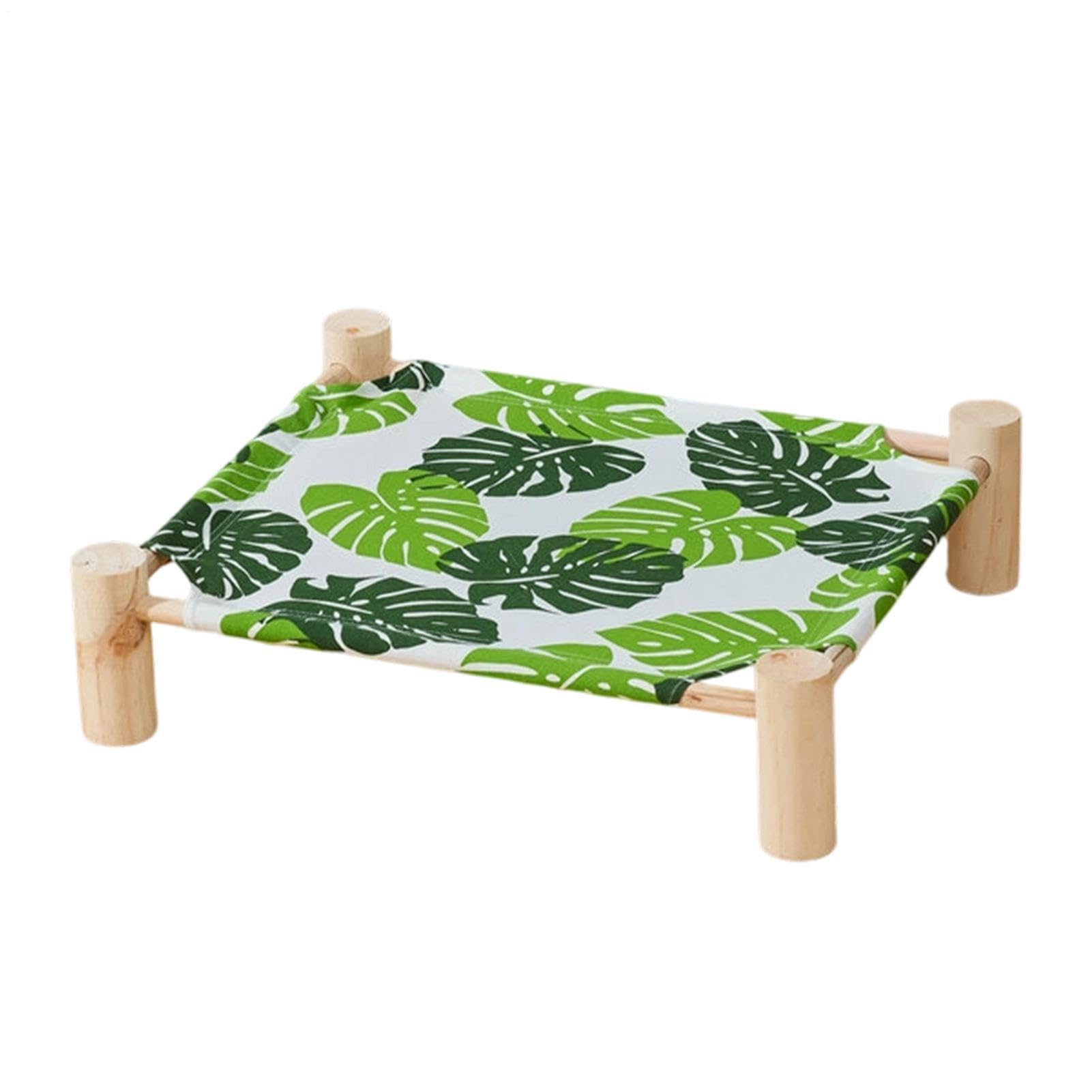 Lit surélevé pour chat avec couchage amovible lavable pour salon et balcon