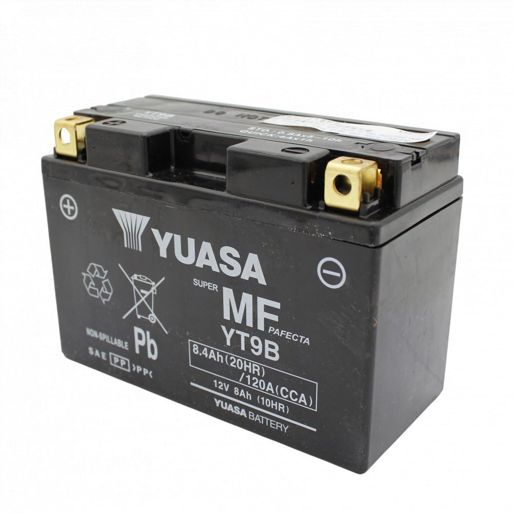 Yuasa Batterie di ricambio AGM SLA Moto YT9B-BS