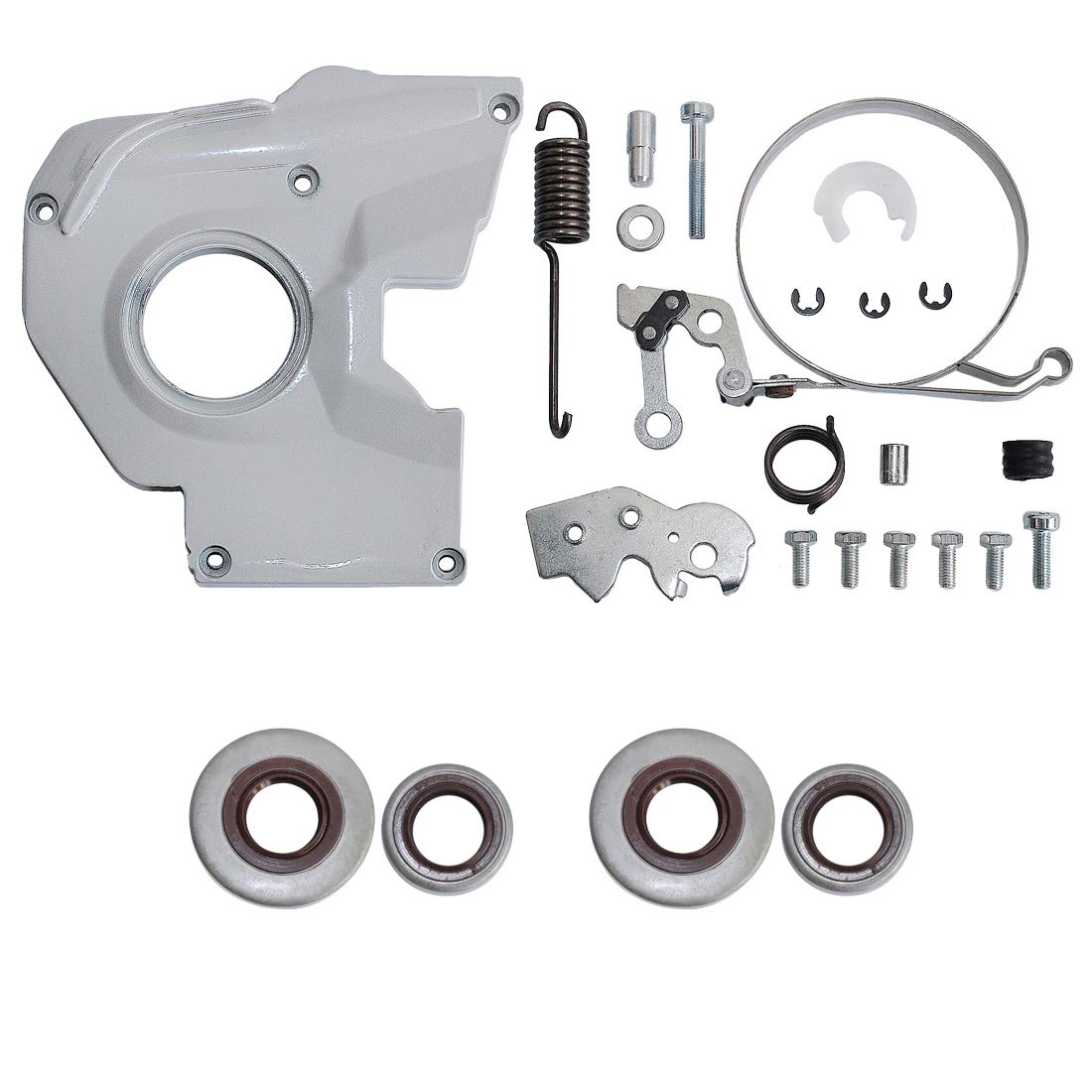 AUMEL Chain Brake Cover Band Bar Nut Repair Kit for Stihl 038 038 AV Magnum MS380 part Replace # 1119 021 1102.