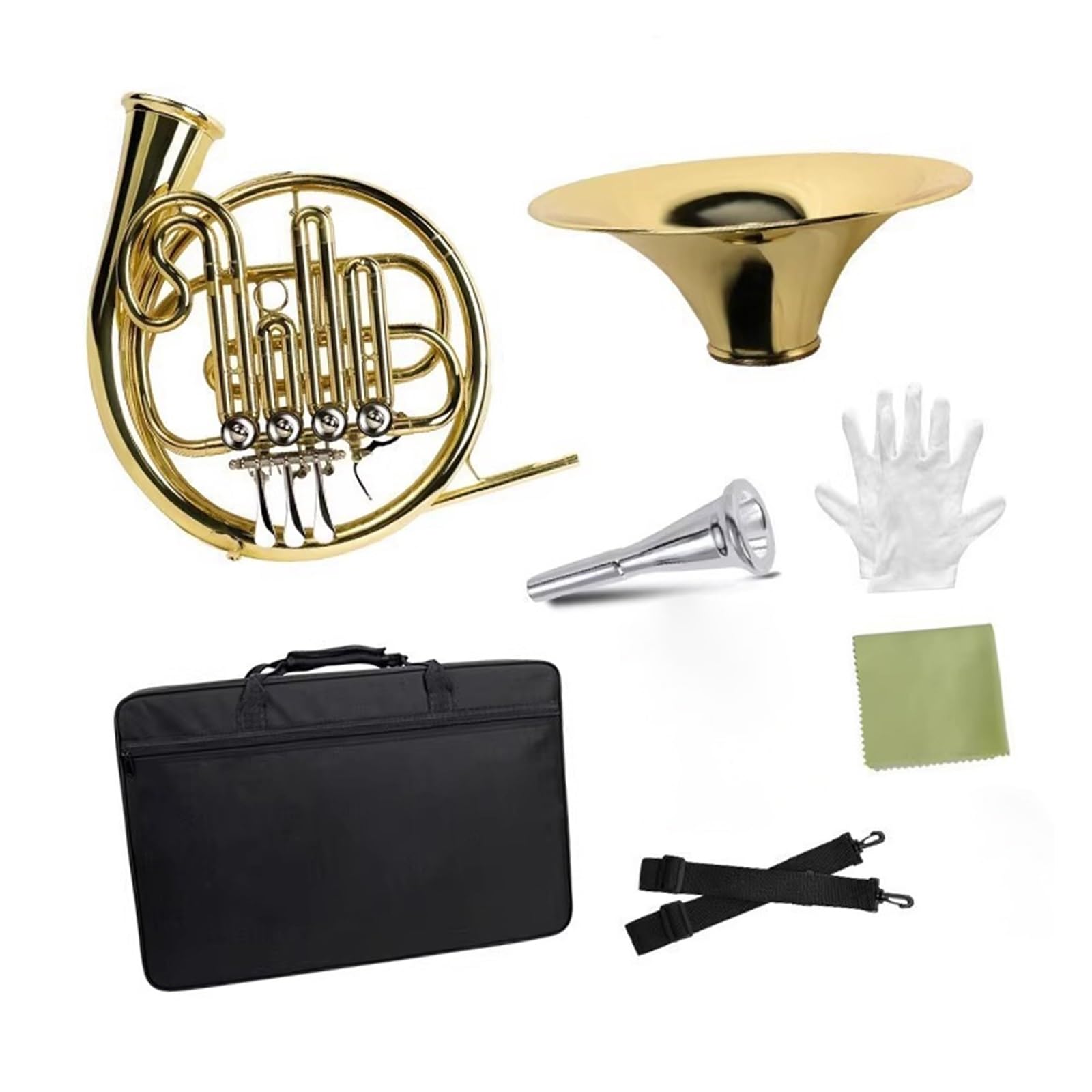 Professionelles Waldhorn Waldhorn Für Anfänger Vierstimmiges Blechblasinstrument In Der Tonart B