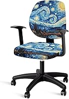 Vista 11 de Funda para silla de oficina con estampado de margaritas, fundas elásticas elásticas para silla de escritorio de oficina, funda suave para silla
