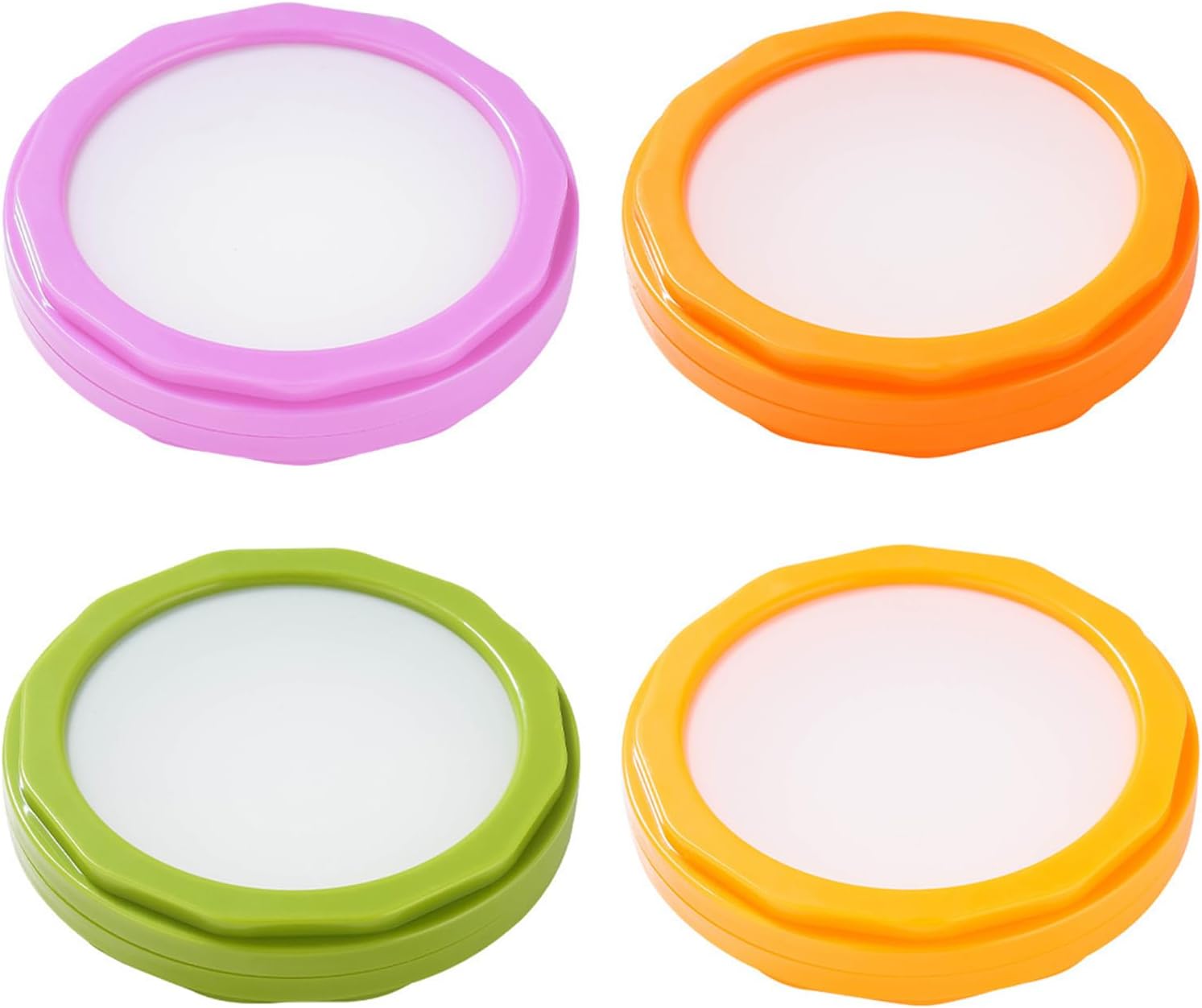 Vegetable Storage Keeper with Stretch Film Center and ABS Silicone Frame for Cut Produce Refrigerator Organization Produce Saver Fruit Keeper Vegetable Cover Cut Cover Fridge Kitchen Prep Leftover image 4