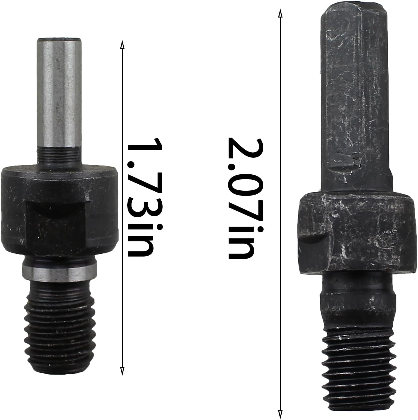 TAODAN 10PCS Drill Conversion Angle Grinder Adapter Rod Set 6mm and 10mm Spindle Carbide Converter with Wrench Polishing Machine Accessories for Cutting Wood and Removing Paint