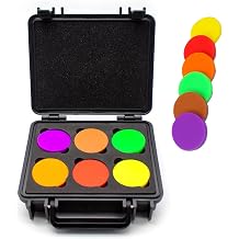 6Pcs Shore A Hardness Test Block, Rubber Hardness Tester, with Storage Box, Durometer Test Block for Soft Rubber, Elastomer, PVC, Resin, Polyester, Rollers and Leather