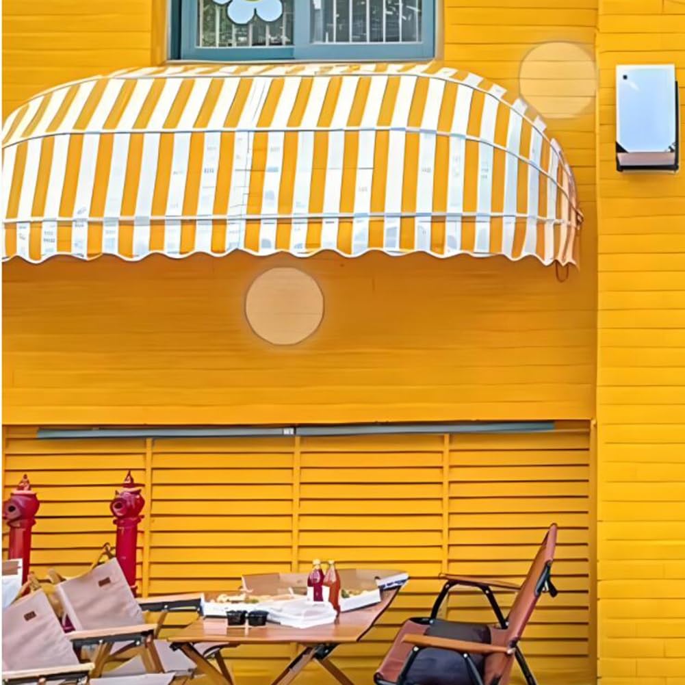 Store banne rétractable en tissu résistant à l'eau style français