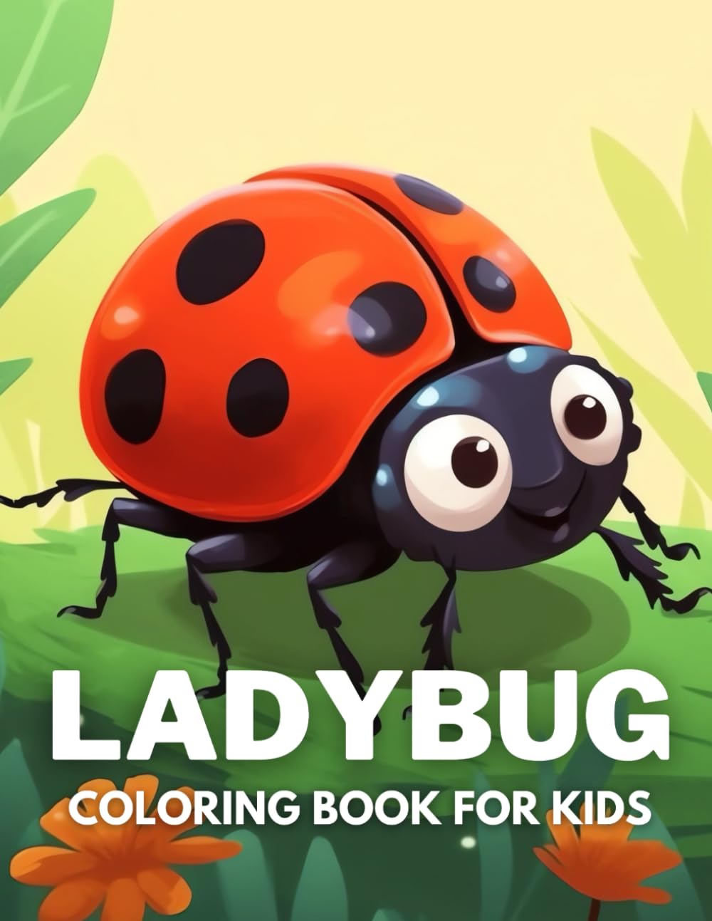 Ladybug Coloring Book For Kids: +40 Fun And Easy Drawings Of Cute Ladybug To Color For Kids, Boys And Girls Who Love Bugs and Insects, Stressrelief Relaxing